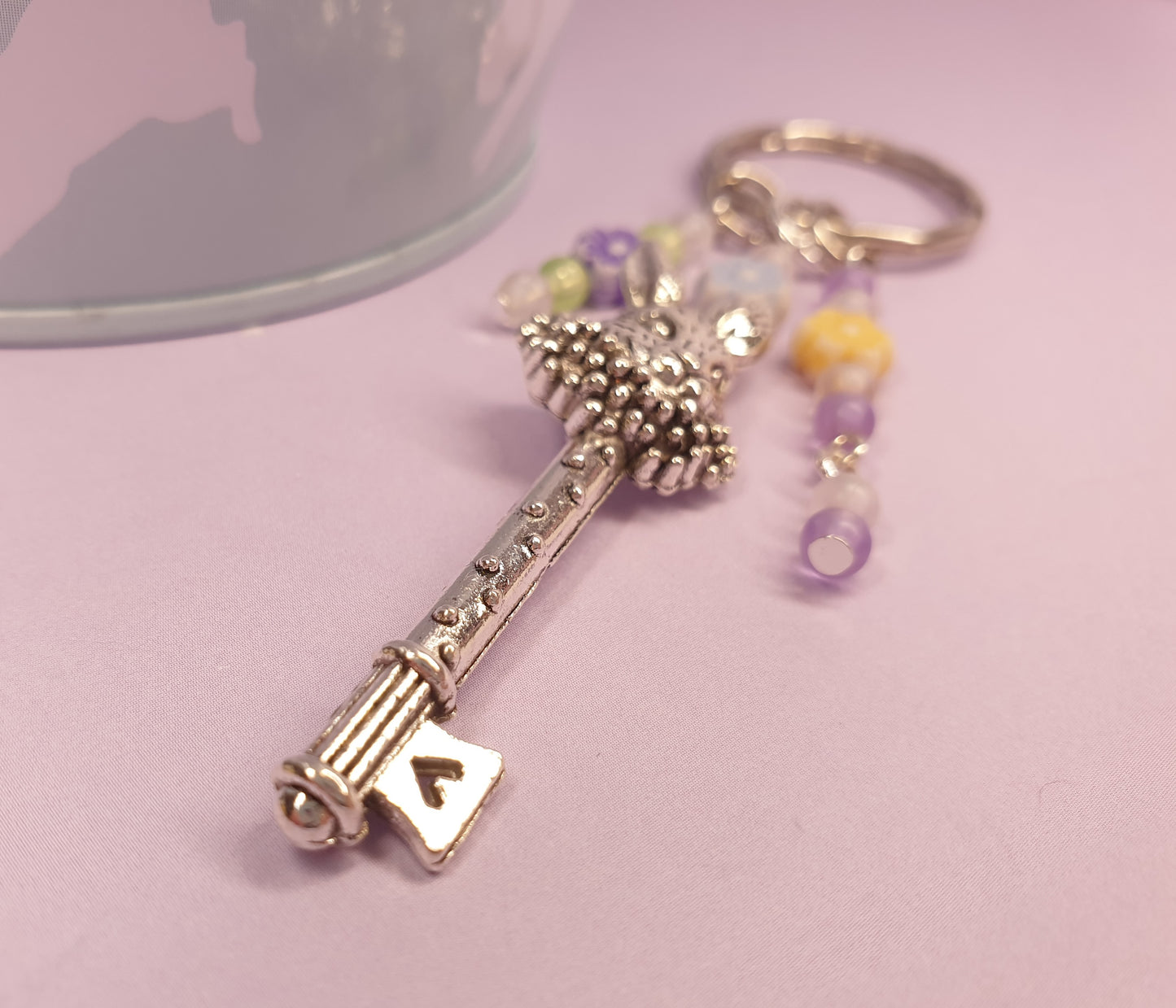 Rabbit Keyring. Easter Bunny Key Ring, Spring, Easter Gift