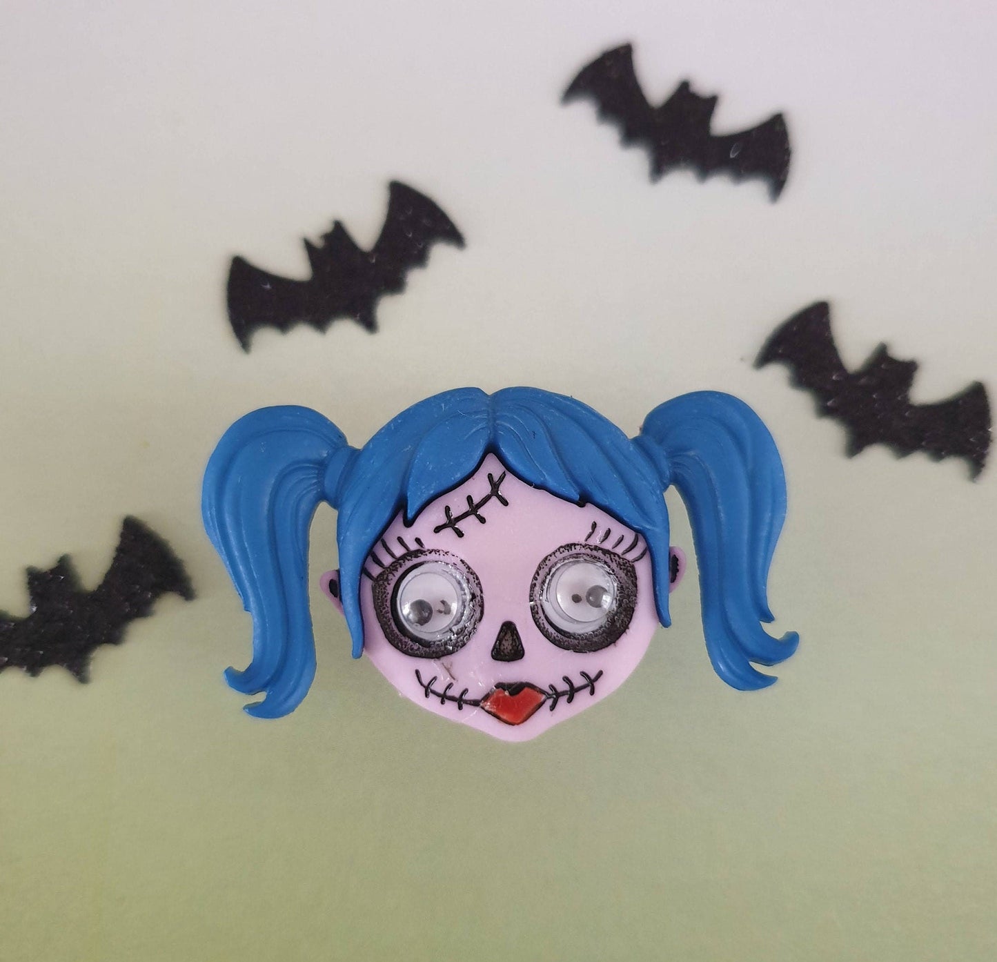 Zombies with Googly Eyes Pins. Halloween, Lapel Pin, Badge