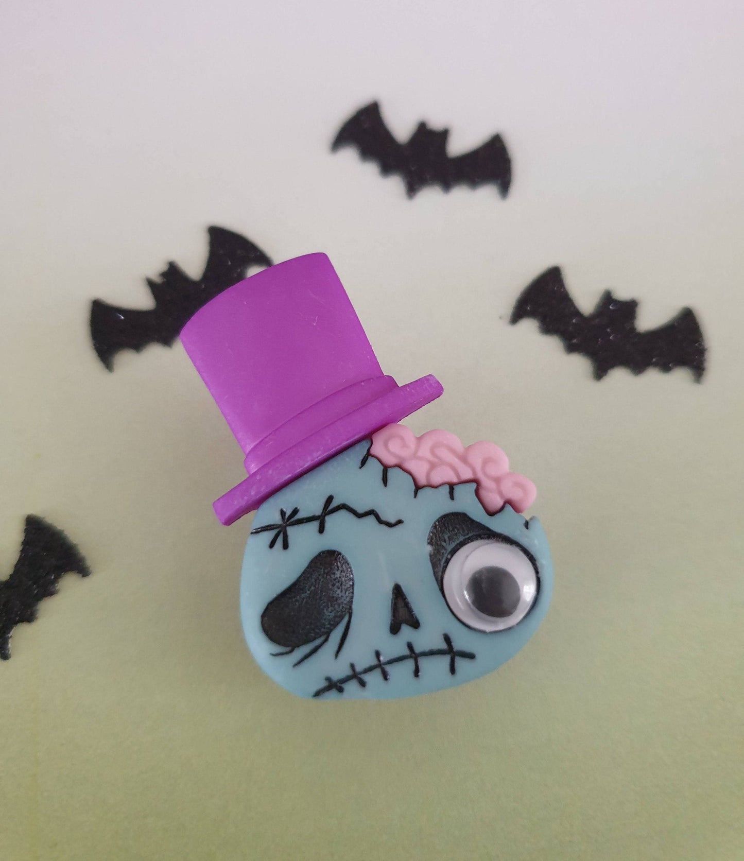 Zombies with Googly Eyes Pins. Halloween, Lapel Pin, Badge