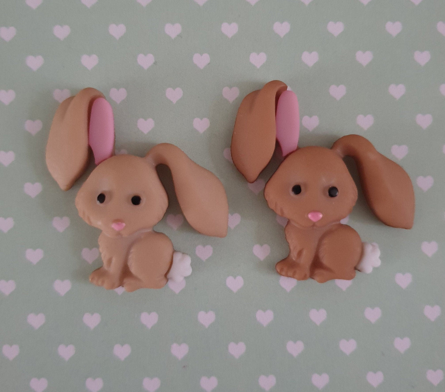 Cute Bunny Lapel Pin. Easter Rabbit, Lop, Pet, Gift