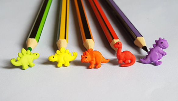 Cute Dinosaur Studs Earrings Colourful Colorful Dino T Rex Triceratops Stegosaurus Brontosaurus Allergy Free Hypoallergenic Stocking Filler