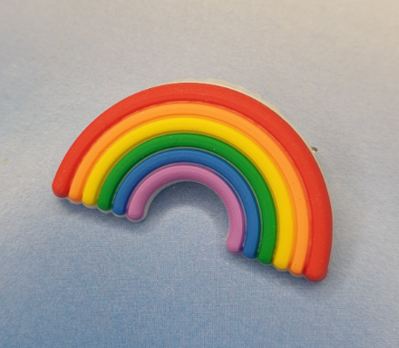 Rainbow Brooch, Badge. Pride, LGBTQ