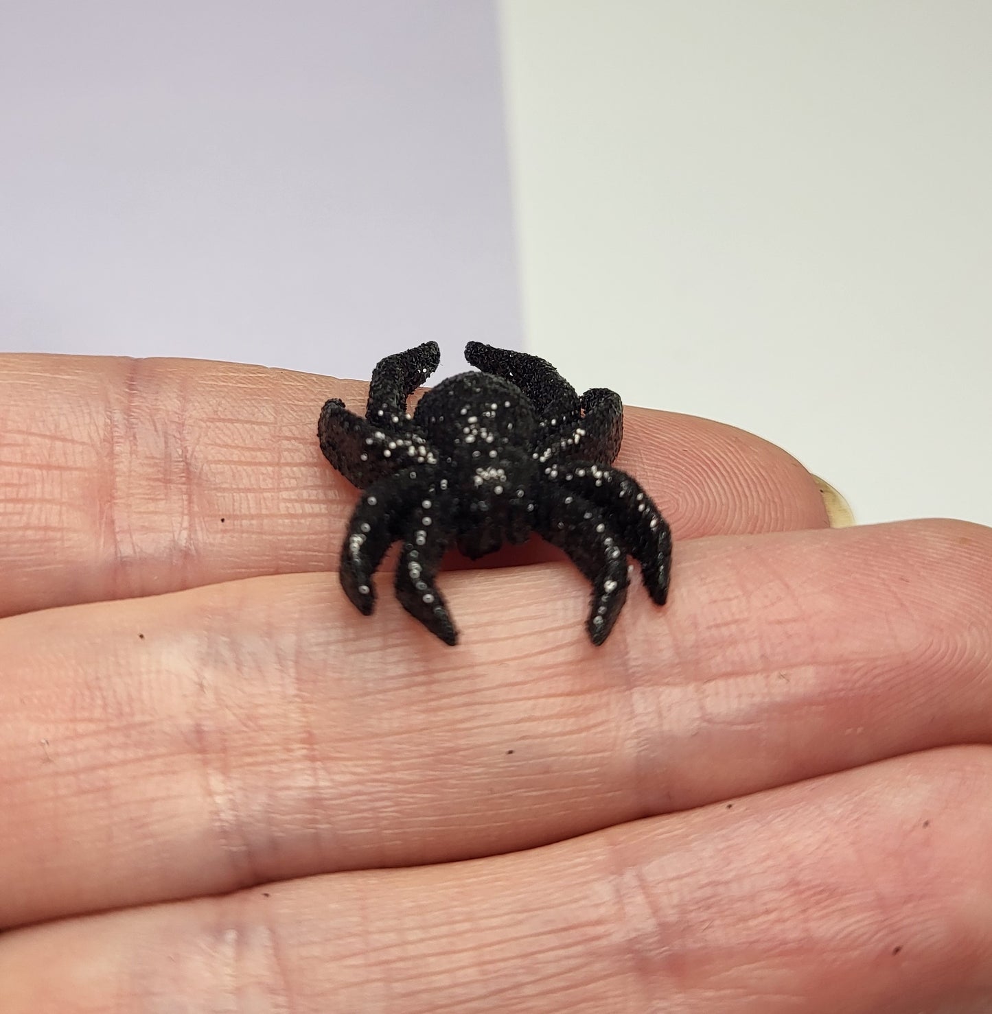 Furry Spider Pin. Halloween Costume. Halloween Pin. Tarantula Gift. Spider Gift. Spider Brooch