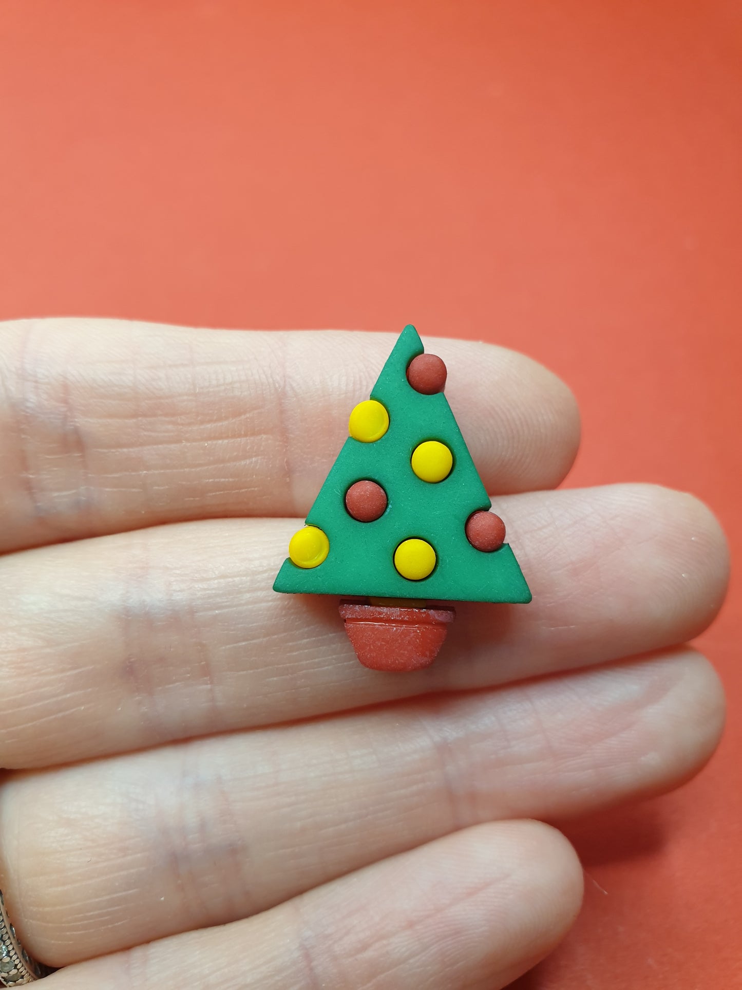 Cute Christmas Tree Pin. Christmas Pin. Christmas Tree.