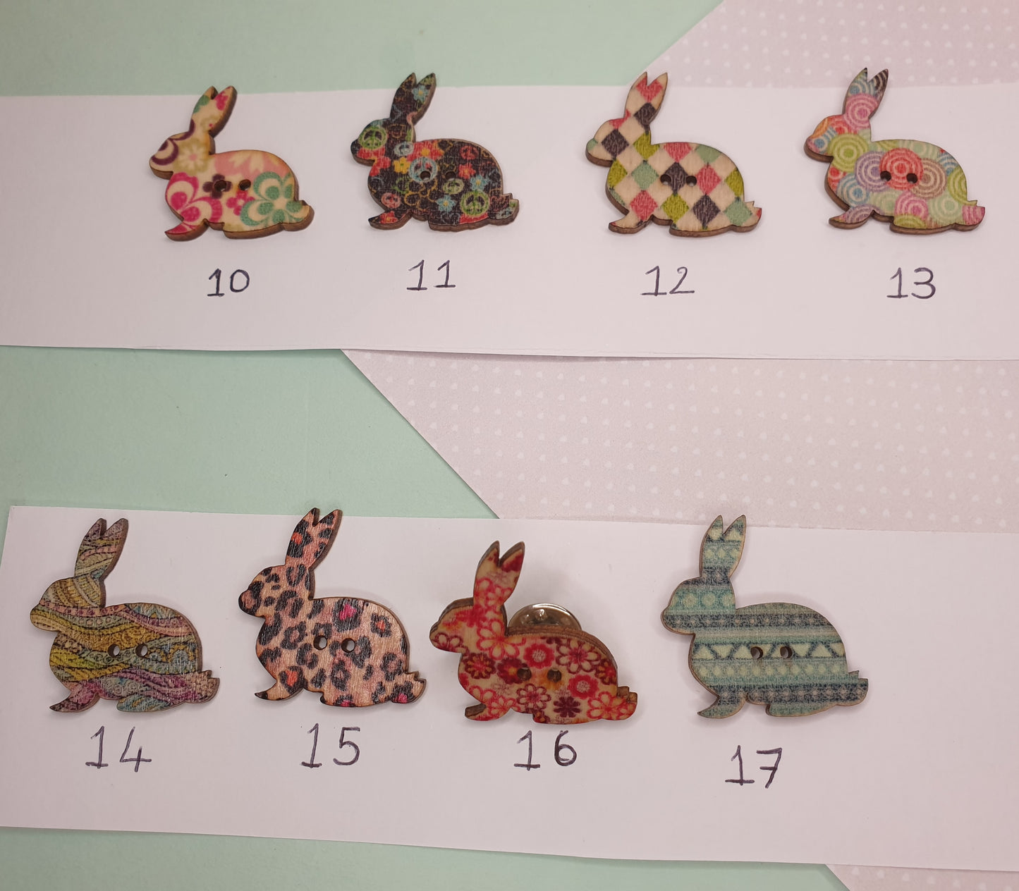 Wooden Rabbit Pin. Bunny Pin. Easter Bunny. Rabbit Jewellery. Rabbit Lover Gift. Fun Pin. Animal Pin. Quirky Pin. Easter Gift. Rabbit Gift.