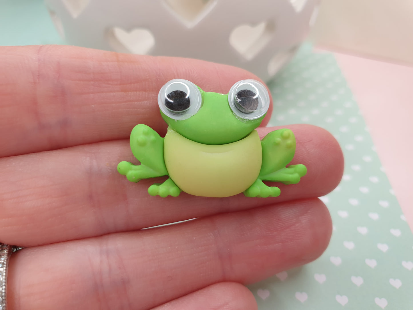 Frog Pin. Cute Frog Pin. Googly Eyes. Toad Pin. Frog Lover Gift. Frog Gift. Frog Badge. Quirky Pin