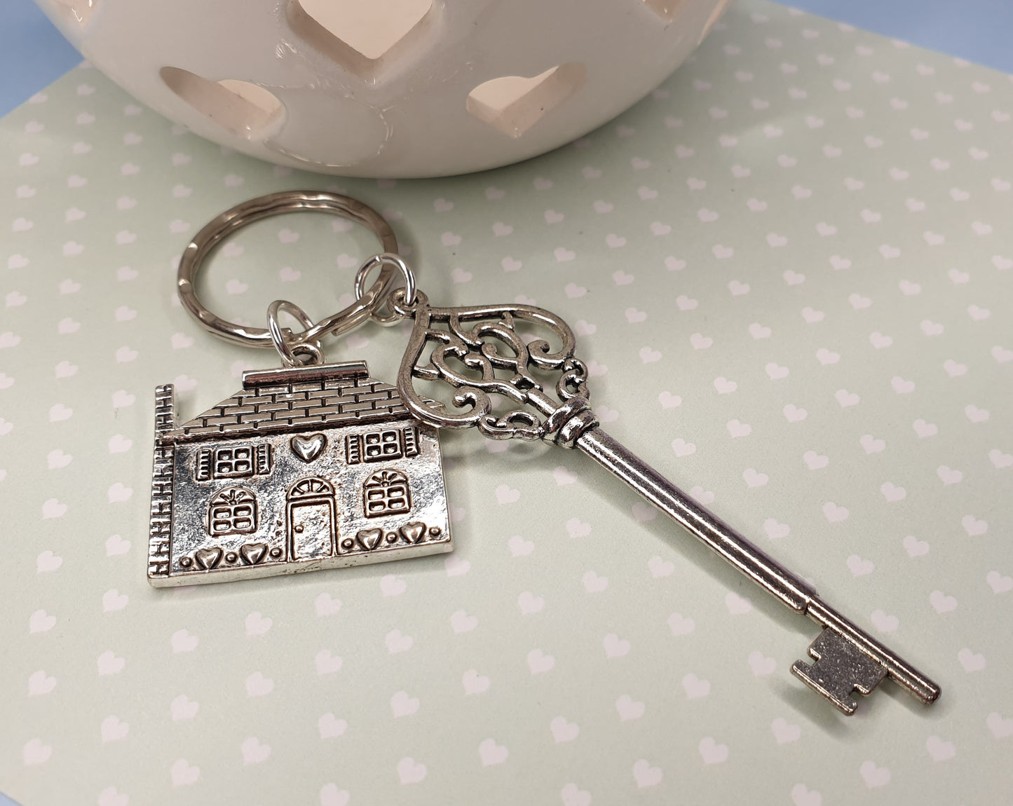 New Home Keyring. House Keys. First Home Keyring. New Home Gift. House Gift. Our First Home