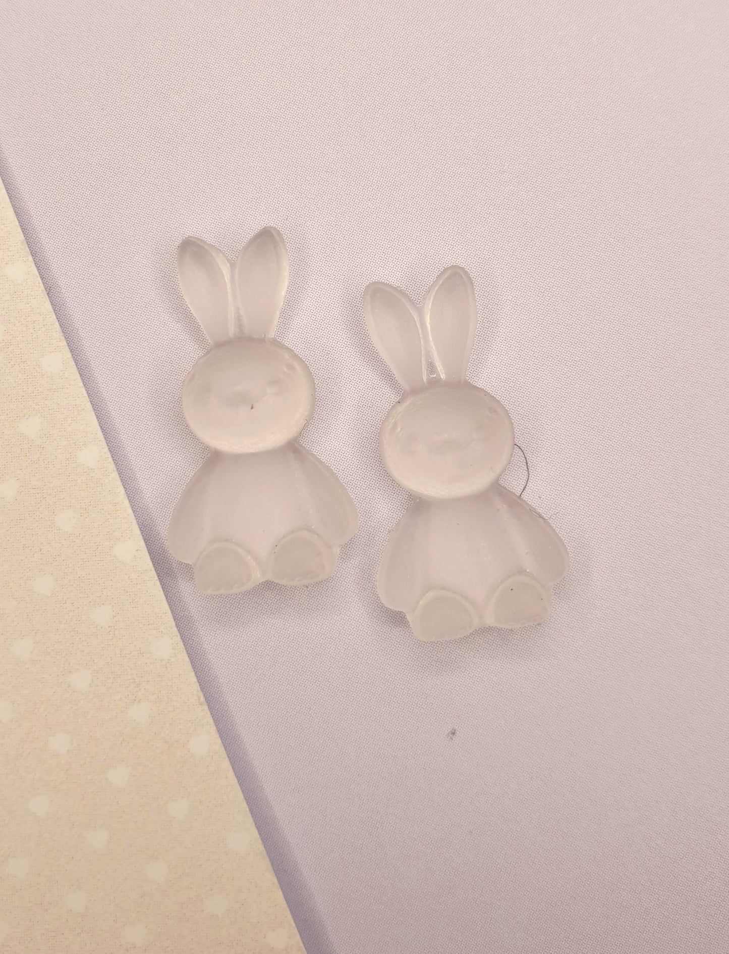 Pastel Colours Rabbit Stud Earrings. Hypoallergenic, Nickel Free. Easter Bunny, Easter Gift