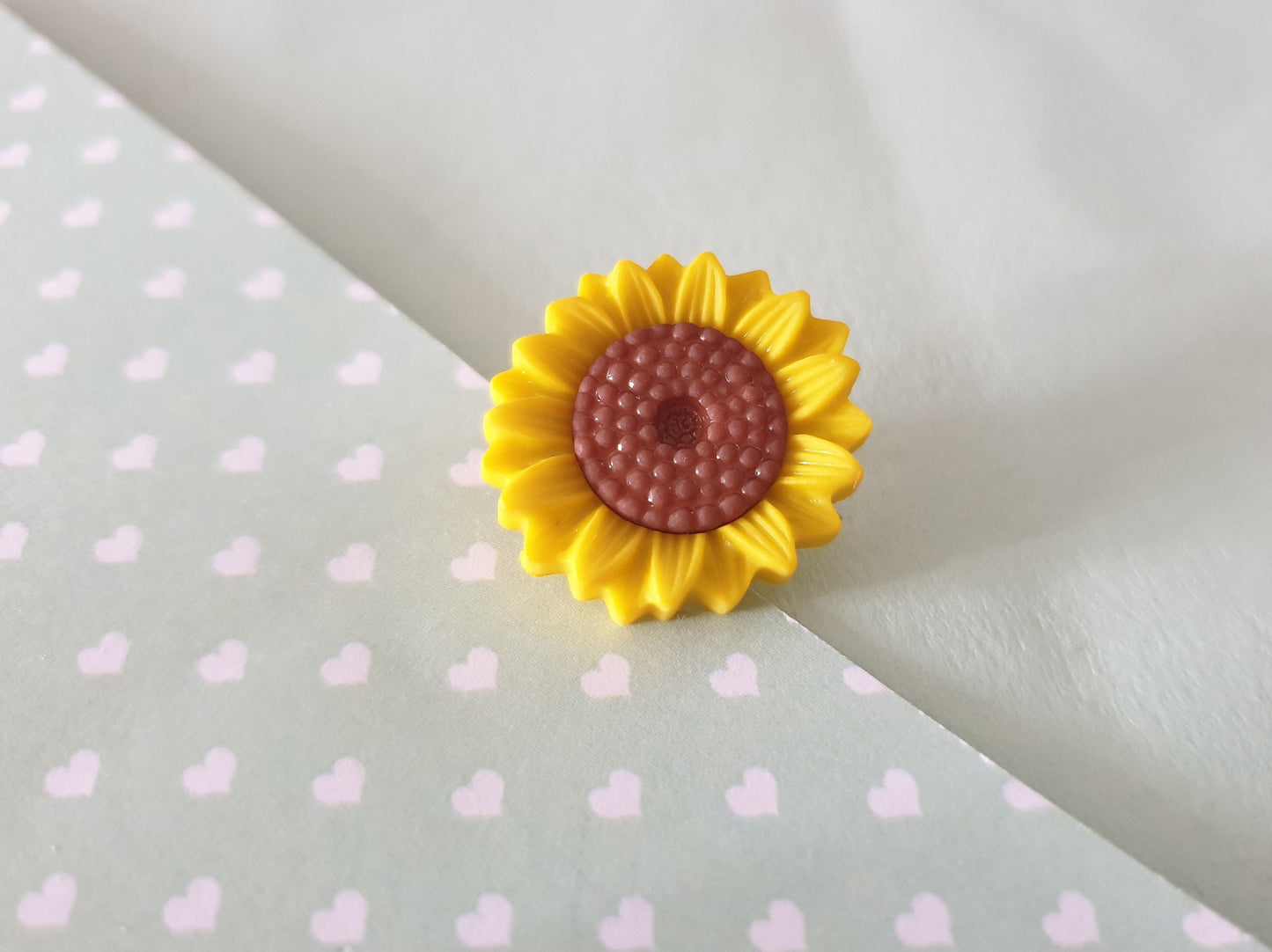 Sunflower Stud Earrings or Pin. Flower. Clip On, Hypoallergenic, Allergy, Lead, Nickel Free. Lapel Pin, Gift